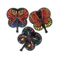 thumbnail image 2 of Butterfly-Shaped Folding Fans - Party Supplies - 12 Pieces, 2 of 2