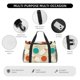 thumbnail image 4 of Disketp Vintage Bowling Bolsa de Viaje Tipo Duffle, Bolso de Mano para Fin de Semana para Mujer, Bolsa de Gimnasio Ligera para Hombre, Esencial para Viajes, 4 of 7