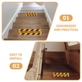thumbnail image 2 of Caution Wet Floor Sign Sticker Non-Slip Black and Yellow 4Pcs, 2 of 6