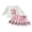 Pink, variant on RUINIXCW Toddler Girl Birthday Outfit Long Sleeve T-Shirt and Layered Tulle Skirt