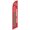 Red, variant on Cobb Promo Advertising Feather Flag 12ft for Quiznos Sub Green - Replacement Flag Only Without Poleset