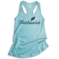 thumbnail image 1 of Herbivore Tank Top, Ladies Racerback Tank Top, Vegan Tank, Veganism Tank, Cancun, Large, 1 of 3