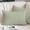 Green, variant on Pink Geometric Pillow Covers, Linen Long Throw Pillow Case, Modern Minimalism Solid Color Striped Holiday Pillow Protector Decorative Cushion Cover for Living Room/Bedroom 12" x 20"
