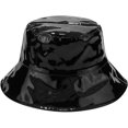 thumbnail image 1 of Sombreros de lluvia para mujer, sombrero impermeable para la lluvia, sombrero de ala ancha, gorro para la lluvia, sombrero plegable sin arrugas, fácil de llevar, 1 of 5