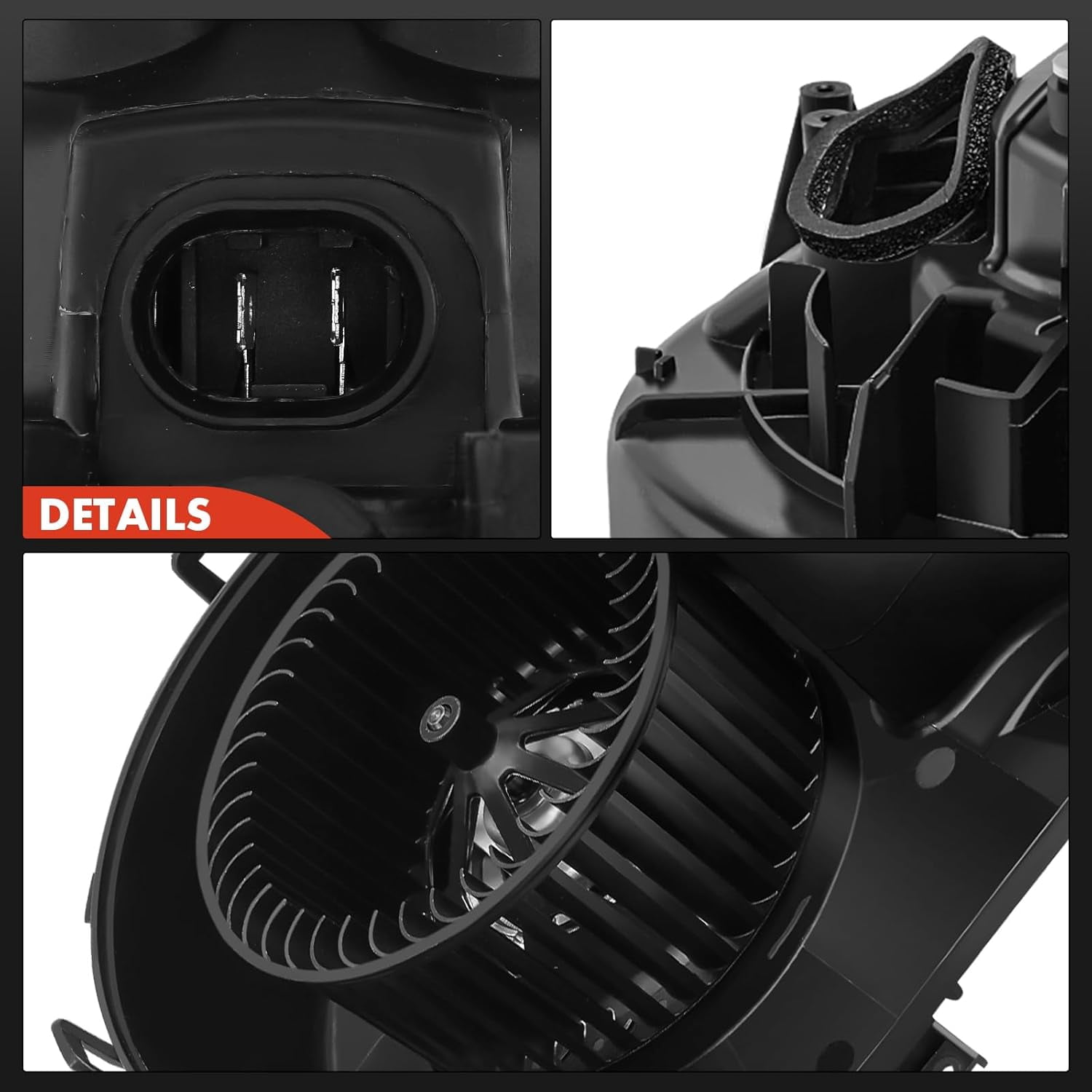 A-Premium Blower Motor Replacement for Saab 9-3 2003-2011 9-3X 2010-2011 with Automatic Temperature Control Front