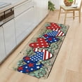 thumbnail image 2 of 4th of July Patriotic Independence Day Welcome Door Mat Memorial Day Doormat for Indoor Outdoor Decorations,Floor Mat Entry Rug Non-Slip Washable for Porch Front Door Entrance Clearance 16x48 Inch, 2 of 5