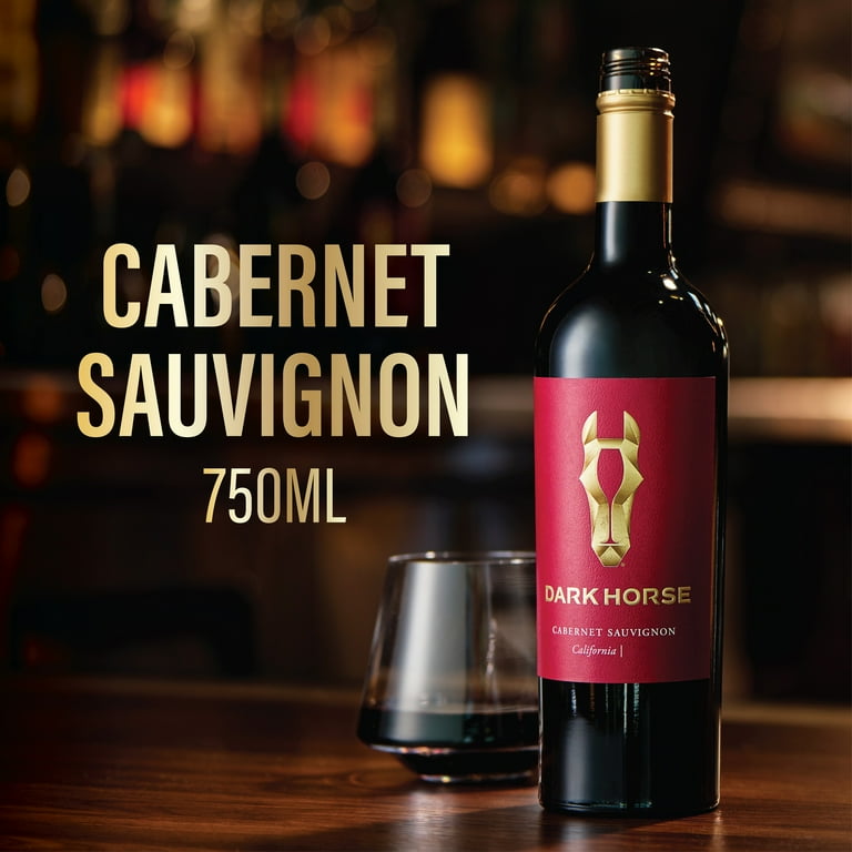 Dark Horse Cabernet Sauvignon Red Wine, 750ml Bottle Dark Horse Cabernet Sauvignon Red Wine, 750ml Bottle