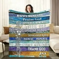 thumbnail image 1 of LHSHID Gifts for Mom from Son or Daughter for Birthday Christmas Mom Throw Blanket Snuggly Soft Unique Lamb Plush Mother Blanket Filled with Words to Say Love You Mom Gifts for Women 50x60in, 1 of 6