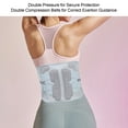 thumbnail image 4 of Cinturón de Soporte Lumbar para la Espalda Alivio de la Cinta Estabilidad Abrenamiente Soporte para El Regazo para Hernia de Disco Ciática, 4 of 7
