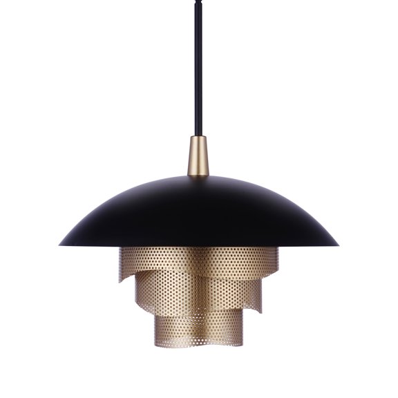 Craftmade P1010FBMG-LED Sculptural Statement Pendants 19" Wide Led Pendant - Flat Black /