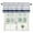 Blue, variant on Navy Blue Stripe Kitchen Valances for Windows 42x12 Inch Kitchen Curtains Valances Rod Pocket Modern Rustic Horizontal Blue Striped Bathroom Window Valances for Window Treatment Decor
