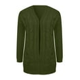 thumbnail image 5 of Vedolay Sweaters for Women Fashion Autumn Stand Collar Sweater Casual Jacket Army Green,XL, 5 of 5