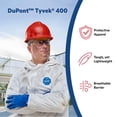 thumbnail image 4 of Overol de protección DuPont Tyvek 400 blanco, 2 XL, paquete de 25, 4 of 7