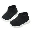 thumbnail image 6 of BOBOGOJP Toddler Sock Shoes Baby Walking Shoes Infant Slippers Boys & Girls Non-Slip Sneakers Black for Size 6, 6 of 6