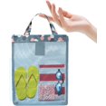 thumbnail image 2 of BEMS-1 pieza bolsa de playa de flores para mujer, bolsa de almacenamiento de juguetes de playa, al aire libre, 2 of 5