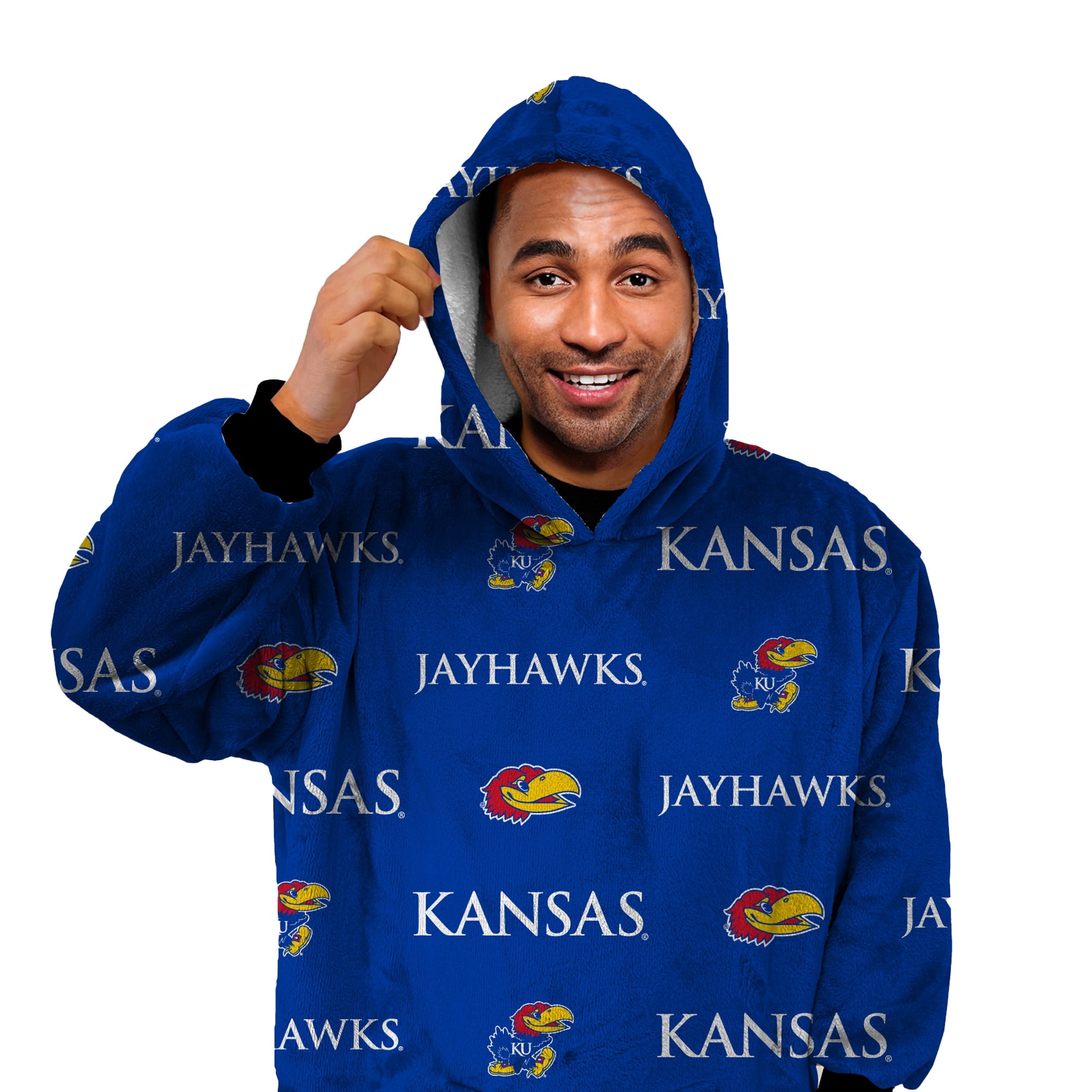 NCAA Unisex Kansas Jayhawks FAN CAPE Game Day Fan Apparel