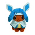 thumbnail image 1 of 7 estilos 8 "Eevee Poncho umbreon espeon sacuteon Vaporeon silveon Flareon muñeca de peluche juguetes de peluche, 1 of 5