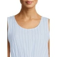 thumbnail image 4 of Time And Tru Women's Coordinating Peplum Waist Tank Top, 4 of 5