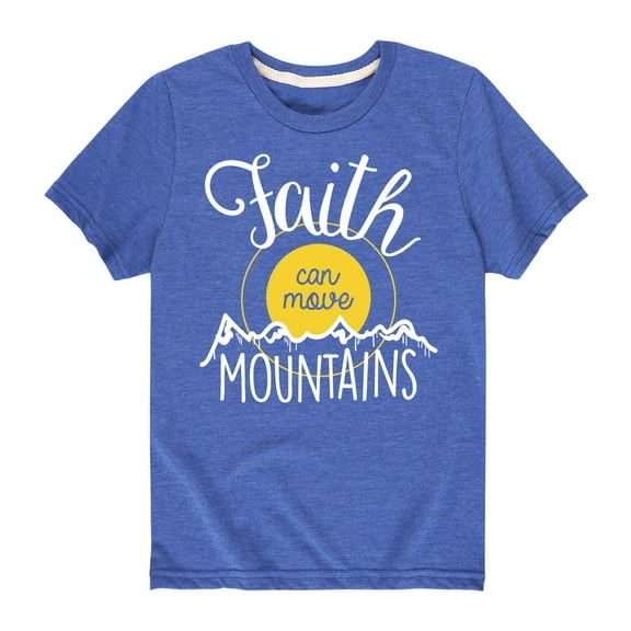 Solid Light - Faith Can Move Mountains - Youth Short Sleeve Tee