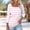 Pink, variant on Yanlir Women's Casual Square Neck 3/4 Sleeve Printed Blouse Flowy Loose Fits Boho Summer Top with Non-Positioning Pattern for Daily Wear(Green,M)