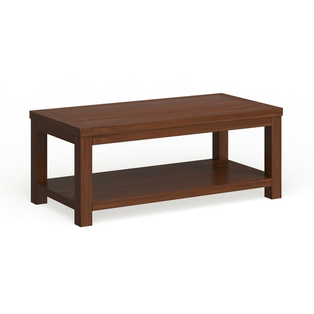 Furniture Of America Copper Grove Bowron Dark Cherry Coffee Table Walmart Com Walmart Com