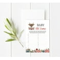 thumbnail image 3 of Inkdotpot Baby Shower Game Set Of 50 BabyAlphabetABCGame Deer Jungle Animals Party Supplies, 3 of 6