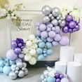 thumbnail image 7 of TETOU 129Pcs Pastel Purple Balloon, Latex Party Balloons, Different Sizes 18/12/10/5 Inch Party Balloon Kit for Birthday Party Graduation Baby Shower Wedding Balloon Decoration - Pastel Purple, 7 of 7