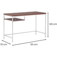thumbnail image 3 of Escritorio de Madera FRATELLO MUEBLES Sorano Organizador Estante Inferior 120x76 Color Nogal, 3 of 8