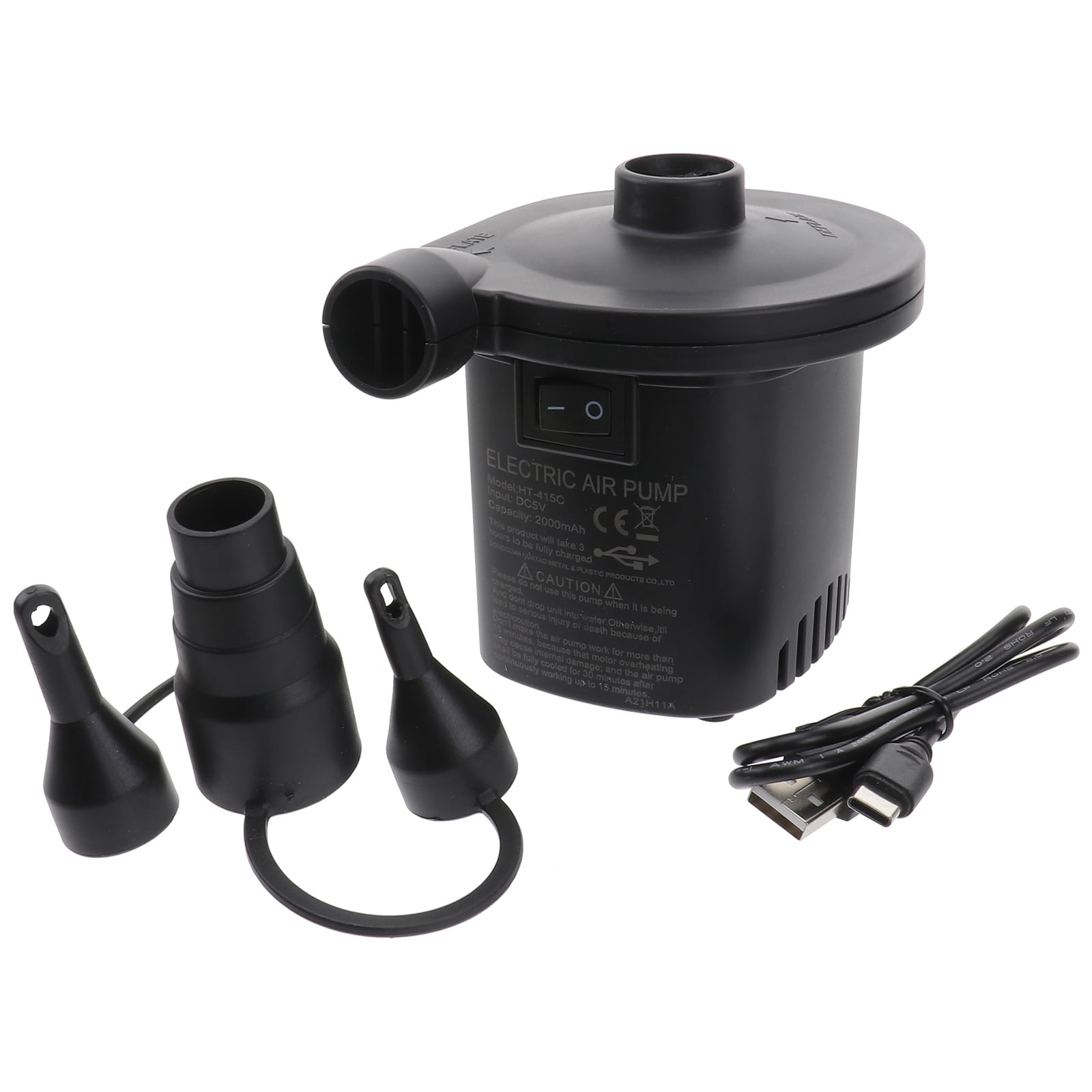 Outdoor Air Pump USB Lithium Electric Pump Inflatable Boat Bed Air Pump