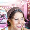 thumbnail image 5 of Diadema para mujer, cinta para el pelo con turbante de nudo ancho trenzado, accesorios elásticos para el pelo para mujeres y niñas, regalos navideños para la cabeza Afortunado Sencillez, 5 of 5