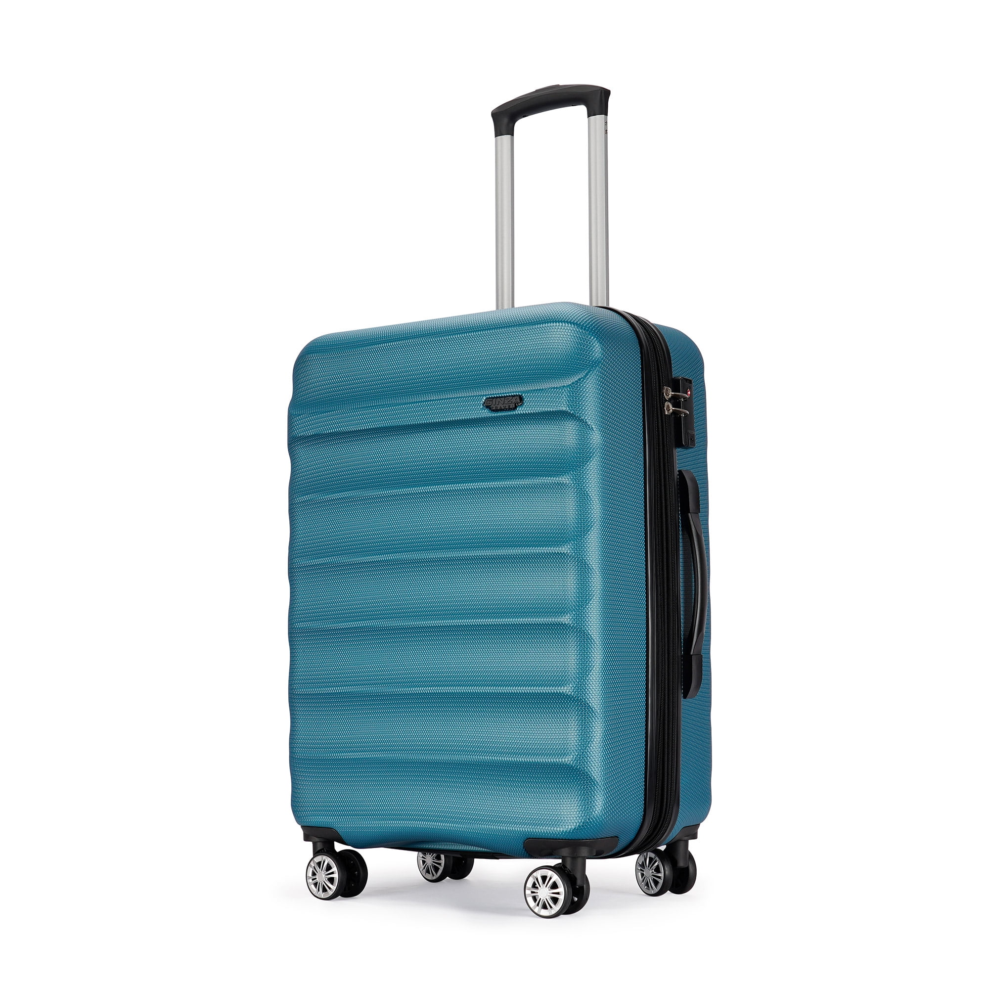 Ginza Travel 28 inch Hard Side Checked Luggage,Large Suitcase with