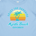 thumbnail image 4 of Inktastic Summer Enjoy the Sunshine Myrtle Beach South Carolina Blue Boys or Girls Baby T-Shirt, 4 of 5