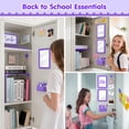 thumbnail image 6 of MoKo 17PCS Locker Accessories for Girls, Cute Locker Accessories Kit, Lockers Decor for School/Work, Purple, 6 of 7