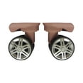 thumbnail image 5 of yotijay 2Pcs Luggage Wheels Suitcase Casters Replacement Swivels Wheel Sturdy Silent Rose Golden, 5 of 9