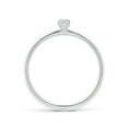 thumbnail image 2 of ANGARA Natural Oval Diamond Solitaire Engagement Ring in 14K White Gold for Women (Size-5x3mm| Color-G| Clarity-VS2) | April Birthstone, Anniversary, Jewelry Gift for Women | Natural Diamond Ring, 2 of 9