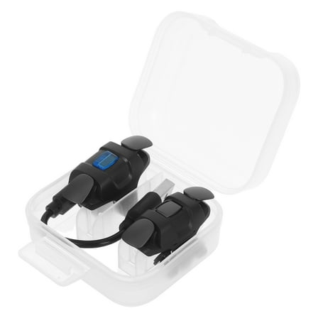 GAXIRE 2-Pack Mobile Game Triggers Black Plastic Controllers for Tablet and Phone Gaming Accessories