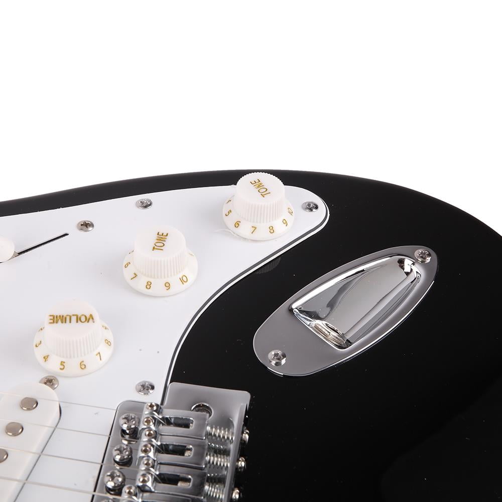 Ktaxon 6 String 39" Electric Guitar with Bag for Beginners, Monochrome