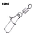 thumbnail image 1 of Fishing Swivel With Snap, Stainless Steel Convenient To Use Swivels Connector, Sturdy And Durable For Fishing Lover The Best Gift Fishing Accessory Fisherman, 1 of 8
