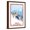 Brown Frame, variant on Art.com Vail, CO - Vail Downhill Skier Art Print by Lantern Press, Brown Frame Wall Art, 21" x 29"