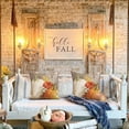 thumbnail image 4 of Orange Pumpkin Fall Throw Pillow Covers 18x18 Set of 2,Autumn Thanksgiving Linen Pillowcase Cushion Cover for Couch Sofa Bed, 4 of 6