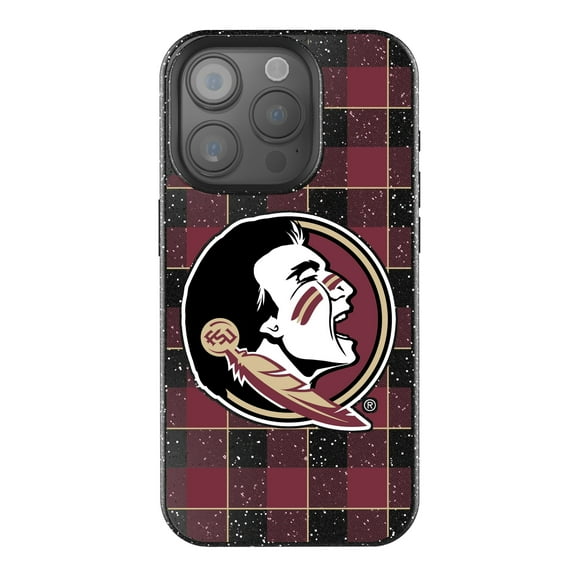 Keyscaper Florida State Seminoles Plaid Bling iPhone Case