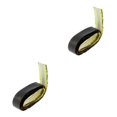 thumbnail image 1 of Transemion Anti Slip Racket Roll Tennis Handle Grip Wrap Tape Black 110x2.5x0.2CM 2Set, 1 of 6