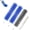 Blue*2+gray, variant on Bendable Microfiber Head,Reusable Dust Remover, with Blind Cleaner Tool, Bendable, Fan Cleaning Brush for Electric Fans Air Conditioning, Vents, Curtain, Spiderweb (Gray)