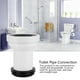 thumbnail image 4 of Conexión De Tubería De Inodoro, Conveniente Para Instalar Tubería De Salida De Inodoro PP + Caucho Para Inodoros Divididos Para Tubería De Salida Para Inodoros Integrados Cergrey Toilet Drain Pipe Fitting, 4 of 8