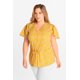 thumbnail image 2 of Blusa Casual Flores Amarillo Dama Mundo Terra 026350, 2 of 3
