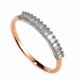 thumbnail image 2 of Plated Solite Ring With S - Personality Simple Set Single Row, 2 of 3