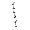 thumbnail image 3 of Cadenas de protección contra aves para canaletas, recolectores de agua de lluvia de metal para exteriores 6 pájaros, 3 of 9