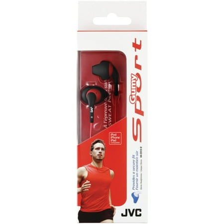 JVC - Gumy Wired Earbud Headphones - Black