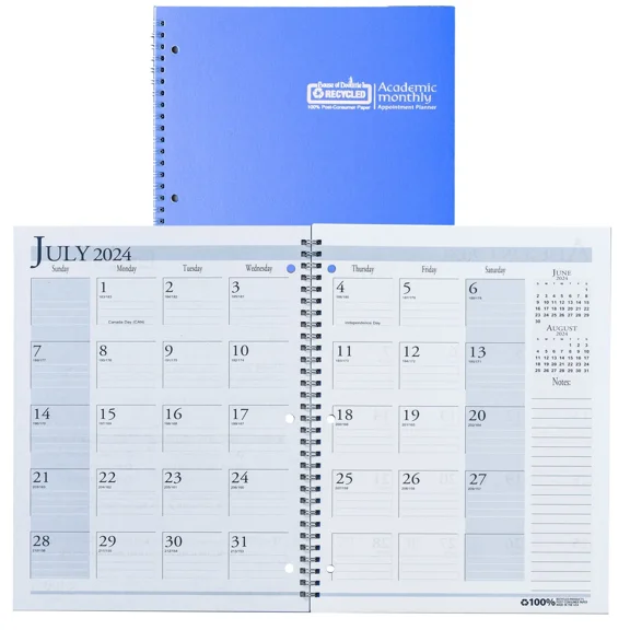 House Of Doolittle Hod26308 2024-2025 July 2024 Monthly Academic Planner