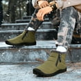 thumbnail image 3 of AUXDIQ Winter Boots Mens Ankle Walking Boots Warm Fur Lined Booties Outdoor Snow Boots, 3 of 5